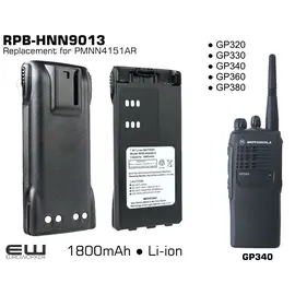 Replacementbattery RPB-HNN9013 for Motorola PMNN4151AR