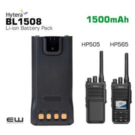 Hytera BL1508
    1500mAh
    Li.ion
    Replacement Battery
    USe with Hytera HP505, HP565