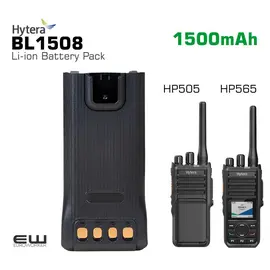 Hytera BL1508
    1500mAh
    Li.ion
    Replacement Battery
    USe with Hytera HP505, HP565