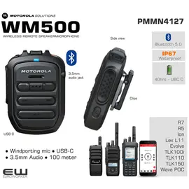 Motorola WM500 Wave Bluetooth Monofon (BT, IP67, Wave) - PMMN4127