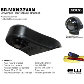 BR-MXN22VAN - Universal Roof Mount Bracket for MXN22 Ball Cameras