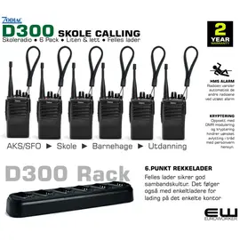 Zodiac D300 - Komplett 6 Pack Calling for Skole og Barnehage