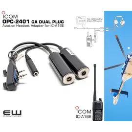 Icom OPC-2401 GA DUAL PLUG for IC-A16E