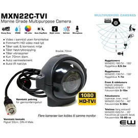 kulekamera Ryggekamera Fokuskamera Blindsonekamera MXN Ball Camera MXN22C-TVI_euroworker full HD