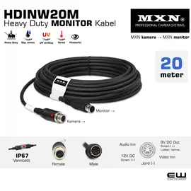 20m - MXN Heavy Duty Standard Cable - HDINW20M