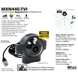 MXN44C-MOD ● Heavy Duty Ryggekamera ● 180° AI Moving Object Detection