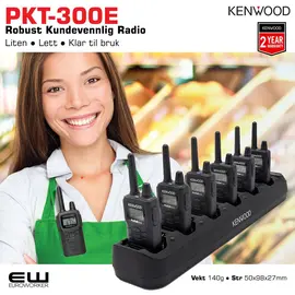 Kenwood PMR PKT300 Publikumsvennlig Butikksamband