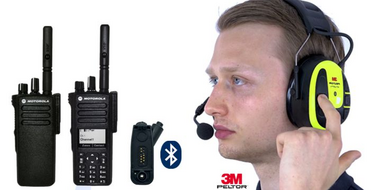 Peltor bluetooth headset til håndholdt radio