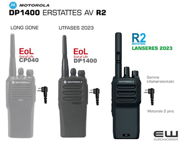 Motorola lanserer R2 - erstatter populære DP14100 som utfases