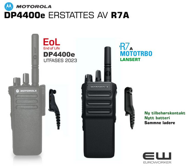 Motorola lanserer R7A - erstatter populære DP4400e som utfases