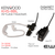 Kenwood KHS-8BL AIrtube Headset med Palm PTT & mikrofon (NX-, TK- & TH-serie)