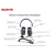 Silenta A-COM TRBO II Standard Headset (Motorola DP2000, DP3000, MTP3000)