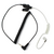 Universal Acoustic Airtube Listen Only Earpiece (3,5mm)