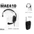 Vokkero MAE 410 AUDIO PRO HEADSET SINGLE MUFF