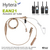 Hytera EAN21 3-Wire Acoustic tube PTT Headset (Beige, PD6. HP6)