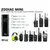 Zodiac Mini 446 10 Pack Bundle  – Liten & Lett Lisensfri radio for butikk og retail (446 & 444MHz)