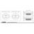 Baseantenne Sirio HGO 433-868 UHF dipol 400-470 MHz 5 meter kabel m/SMA. Integrert veggfeste