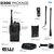 Zodiac D300 6 Pack Kompakt Yrkesradio med rekkelader (IP55, UHF, VHF, Fallsikring)