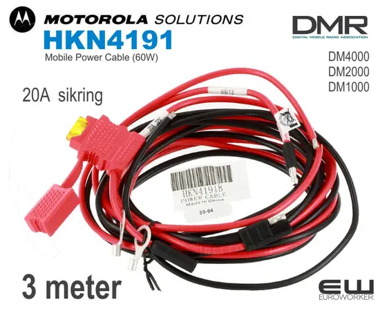 Motorola Batterikabler (HKN4191, HKN4192, HKN4137)