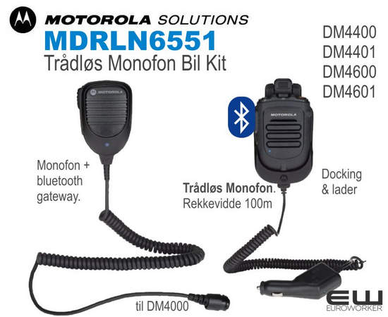 Motorola Bluetooth Monofon Bil Kit  (MDRLN6551) (DM4000)