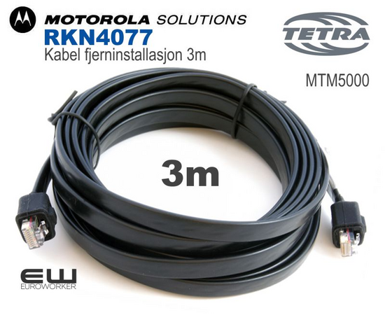 Motorola 3m kabel fjerninstallasjon (RKN4077) (MTM5000)