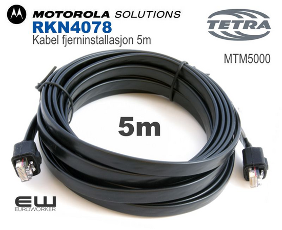 Motorola 5m kabel fjerninstallasjon (RKN4078) (MTM5000)