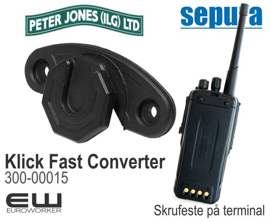 Klick Fast Converter for Sepura STP terminaler