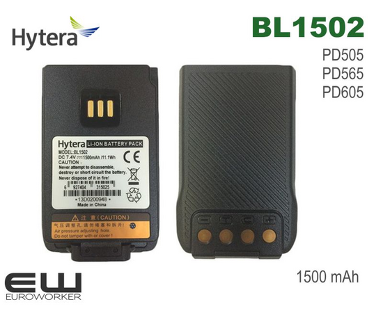 Hytera Batteri (PD505/PD565/PD605) (BL1502).