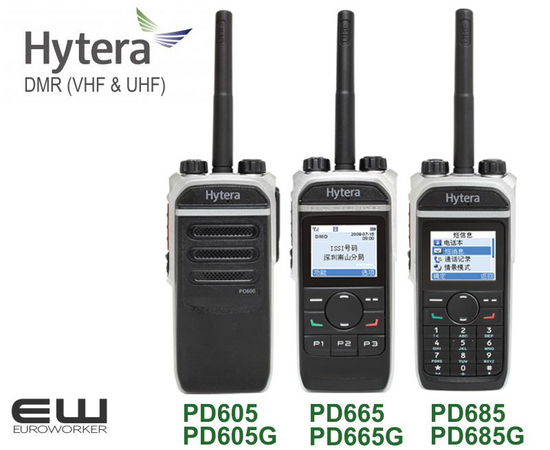 Hytera PD665 (VHF & UHF) DMR terminal