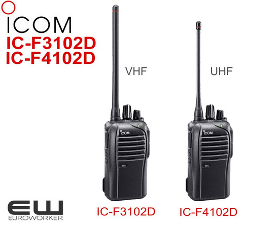 Icom IC-F3102D (VHF) & Icom IC-F4102D (UHF) Digital Radioterminal