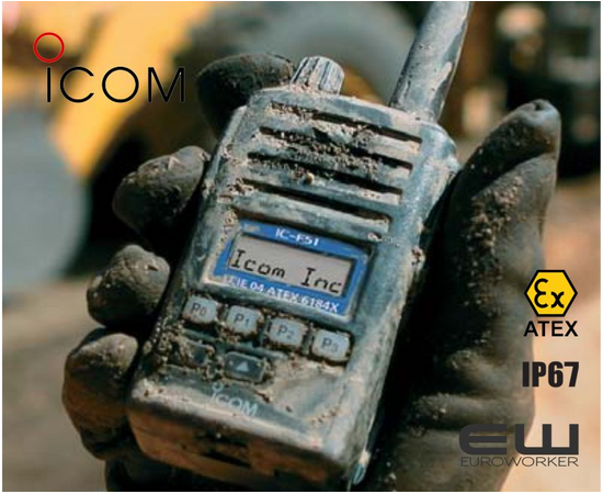 Icom IC-F51 ATEX + IC-F61 ATEX