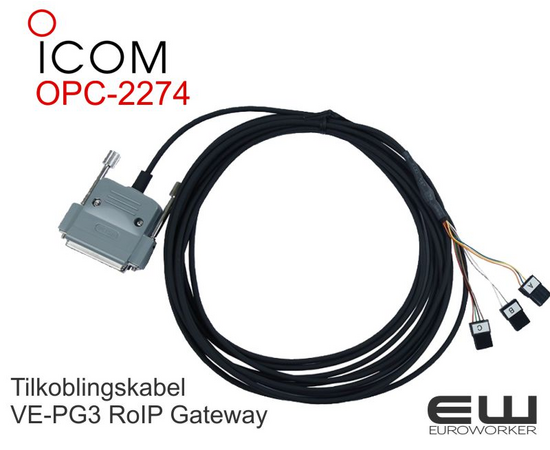 Icom OPC-2274 - Tilkoblingskabel for VE-PG3 RoIP Gateway