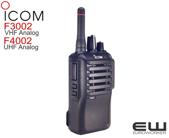 Icom F3002 (VHF) og F4002 (UHF) Analogradio