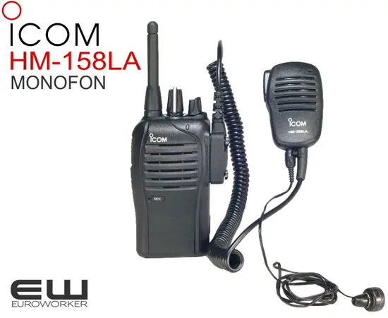 Icom HM-158LA kompakt håndholdt mikrofon  (F29SR, F1000, F2000, F3102D, F4102D)
