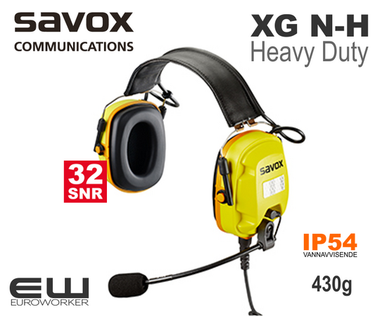 Savox XG N-H Heavy Duty Headset