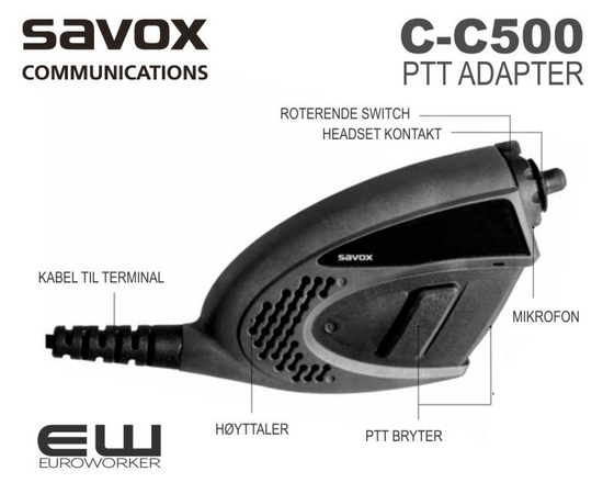 Savox C-C500 Multipurpose Com-Control (PTT Adapter)