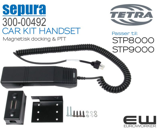 300-00492 - Sepura STP Car Kit PTT Handset