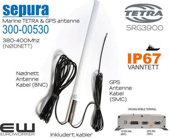 Marine TETRA & GPS antenne