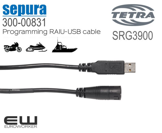 300-00831 - Sepura Programming RAIU-USB cable