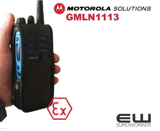 Motorola Atex bæreveske i mykt skinn til GN340Ex (GMLN1113)