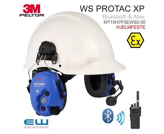 3M Peltor Intrinsic Safe WS Protac XP Bluetooth Headset MT15H7FWS5-50  MT15H7P3EWS5-50  MT15H7BWS5-50