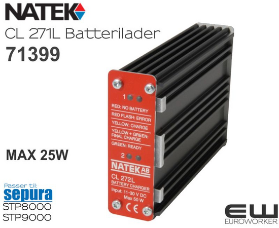 Natek CL-271L Li-Ion Vehicle Batteri Charger