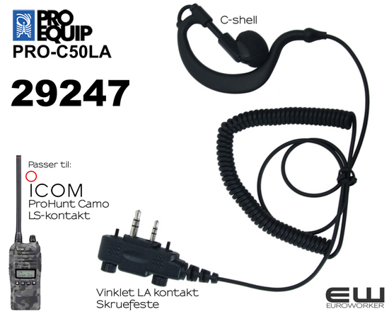 ProEquip PRO-C50LA Headset for Icom ProHunt Camo (29247)