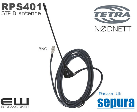 RPS401 - RPS401 - STP Car Kit Antenna (TETRA) til Sepura STP - Nødnett