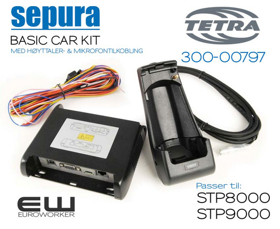 300-00797 - Sepura STP Car Kit med Høyttaler- & Mikrofontilkobling)(300-00797)