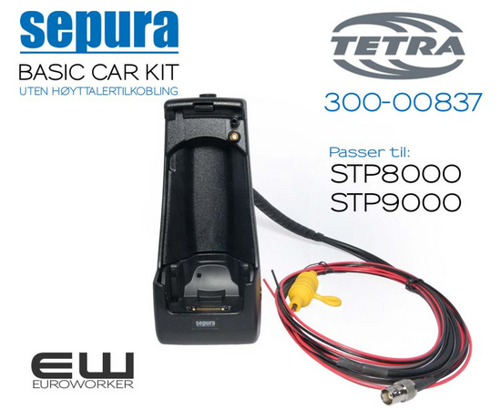 300-00837 - Sepura STP Basic Car Kit (uten høyttalertilkobling)