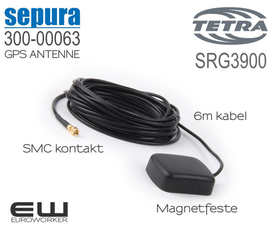 Sepura Magnetfeste GPS Antenne (SRG9000) (TETRA) -  300-00063