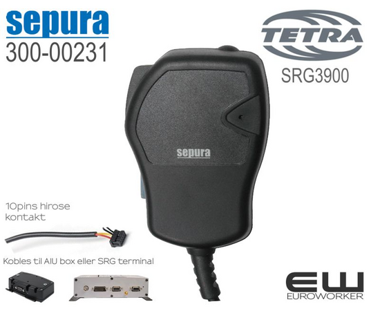 Sepura SRG Håndholdt Mikrofon med Høyttaler (SRG3900) (TETRA) -300-00062