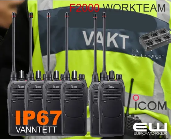 Icom IC-F2000 Vanntett Analog UHF Håndholt radio