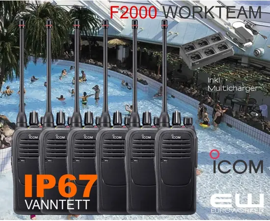 Icom IC-F2000 Vanntett Analog UHF Håndholt radio